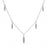 Dangle Pave Station Necklace
