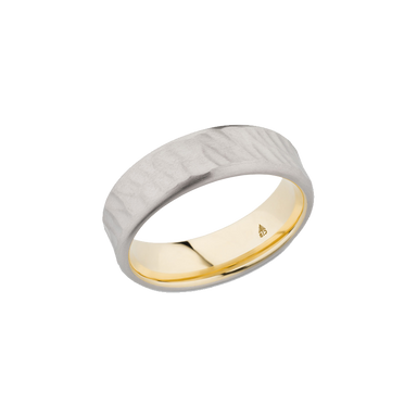 Hammered Mixed Metal Band