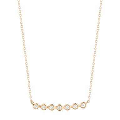 Lulu Jack Bezel Bar Necklace