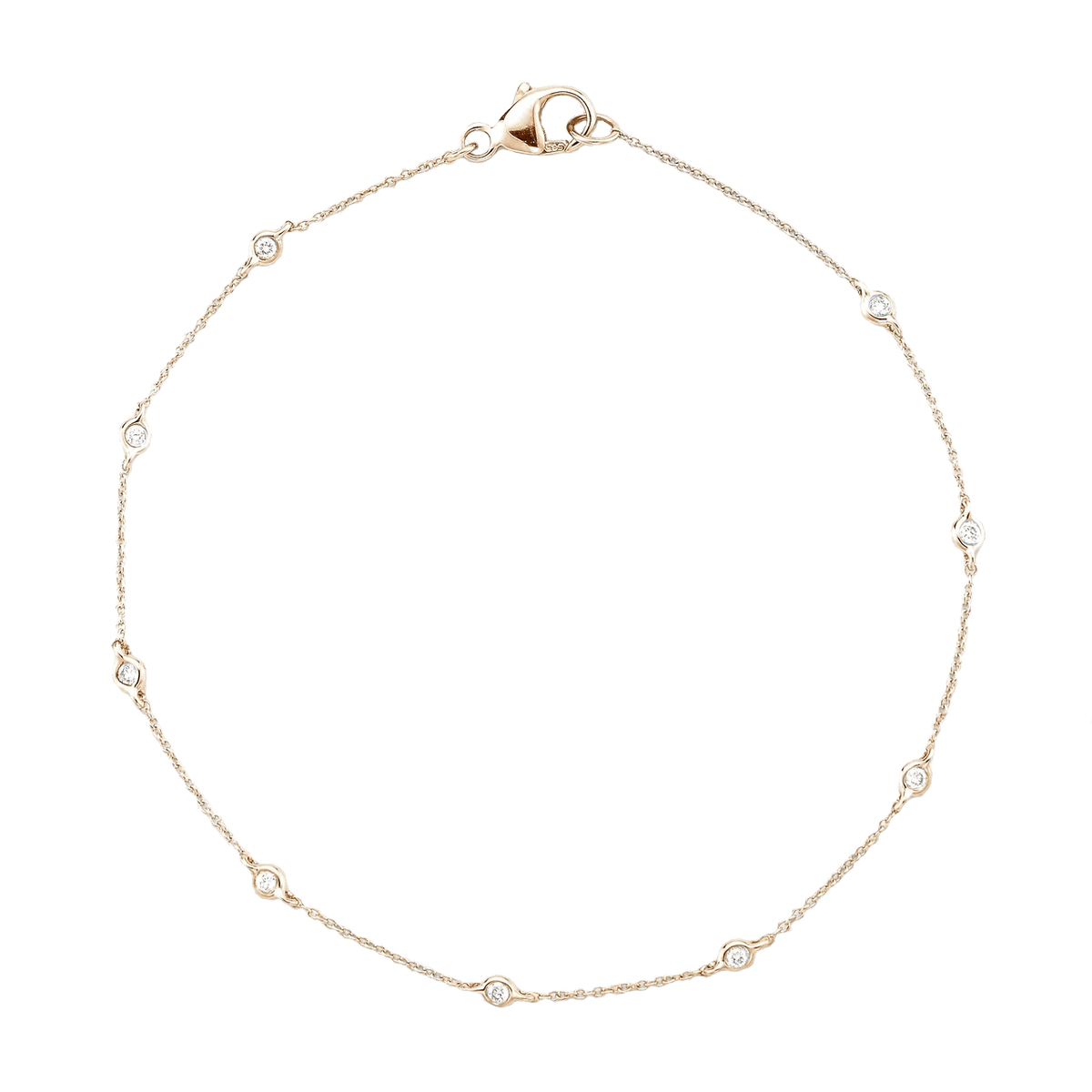 Diamond Lulu Jack Single Bezel Bracelet