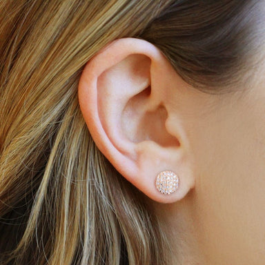 Lauren Joy Medium Disc Studs