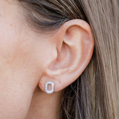 OSU Block "O" Diamond Studs