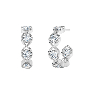 Diamond Tribute Hoops