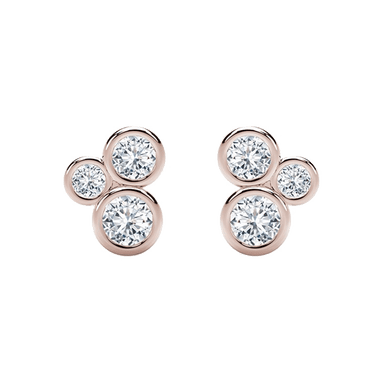 Diamond Bubble Studs