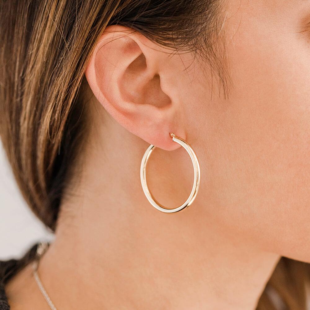 Classic Gold Hoop Earrings
