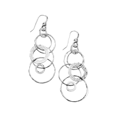 Classico Jet Set Earrings in Sterling Silver