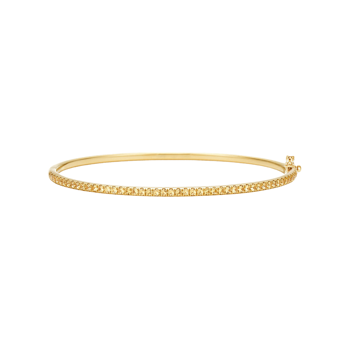 Yellow Sapphire Stackable Bangle
