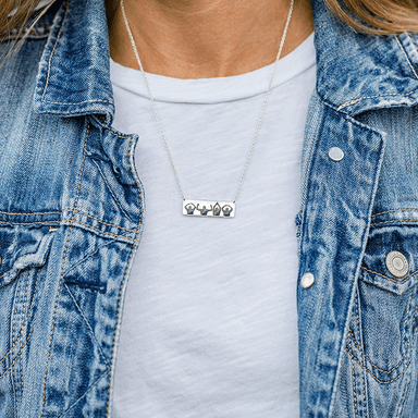 O-H-I-O Silhouette Necklace