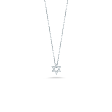 Tiny Treasures Diamond Star of David Pendant
