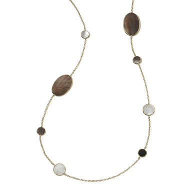 Rock Candy Station Necklace in Sabbia